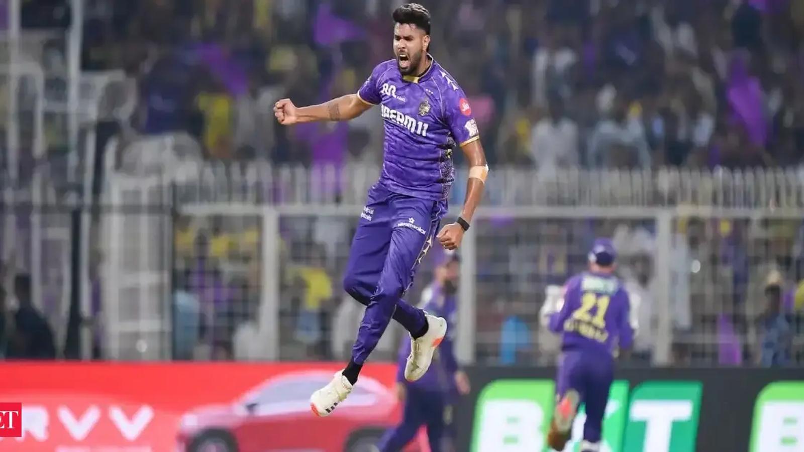 Harshit Rana in cricket gear