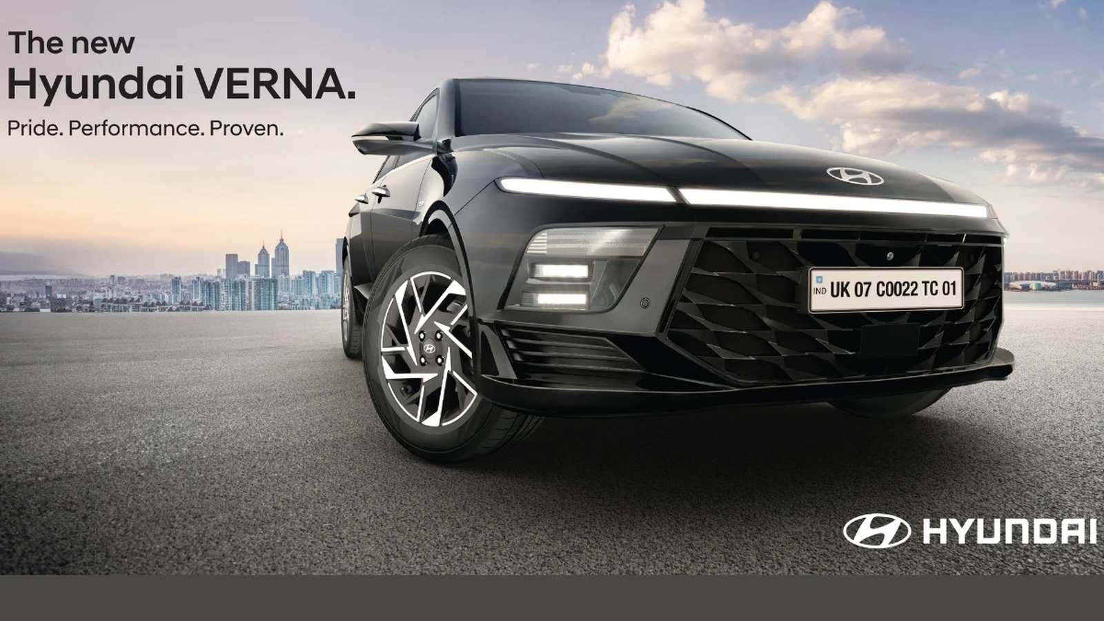 New Hyundai Verna sedan exterior