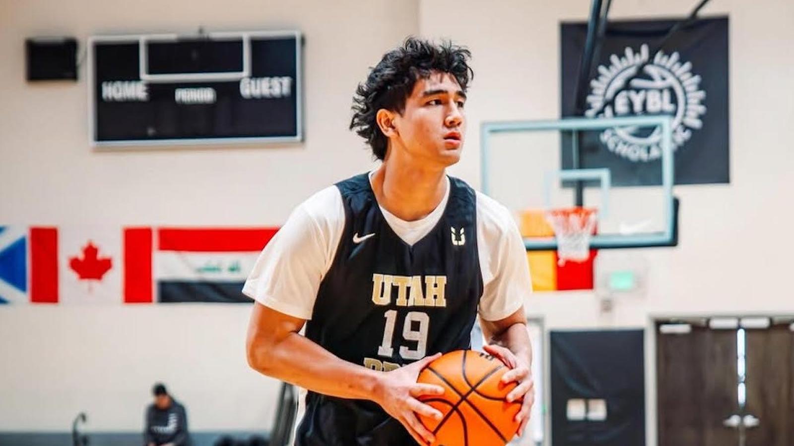 Kieffer Alas in Ateneo Blue Eagles jersey