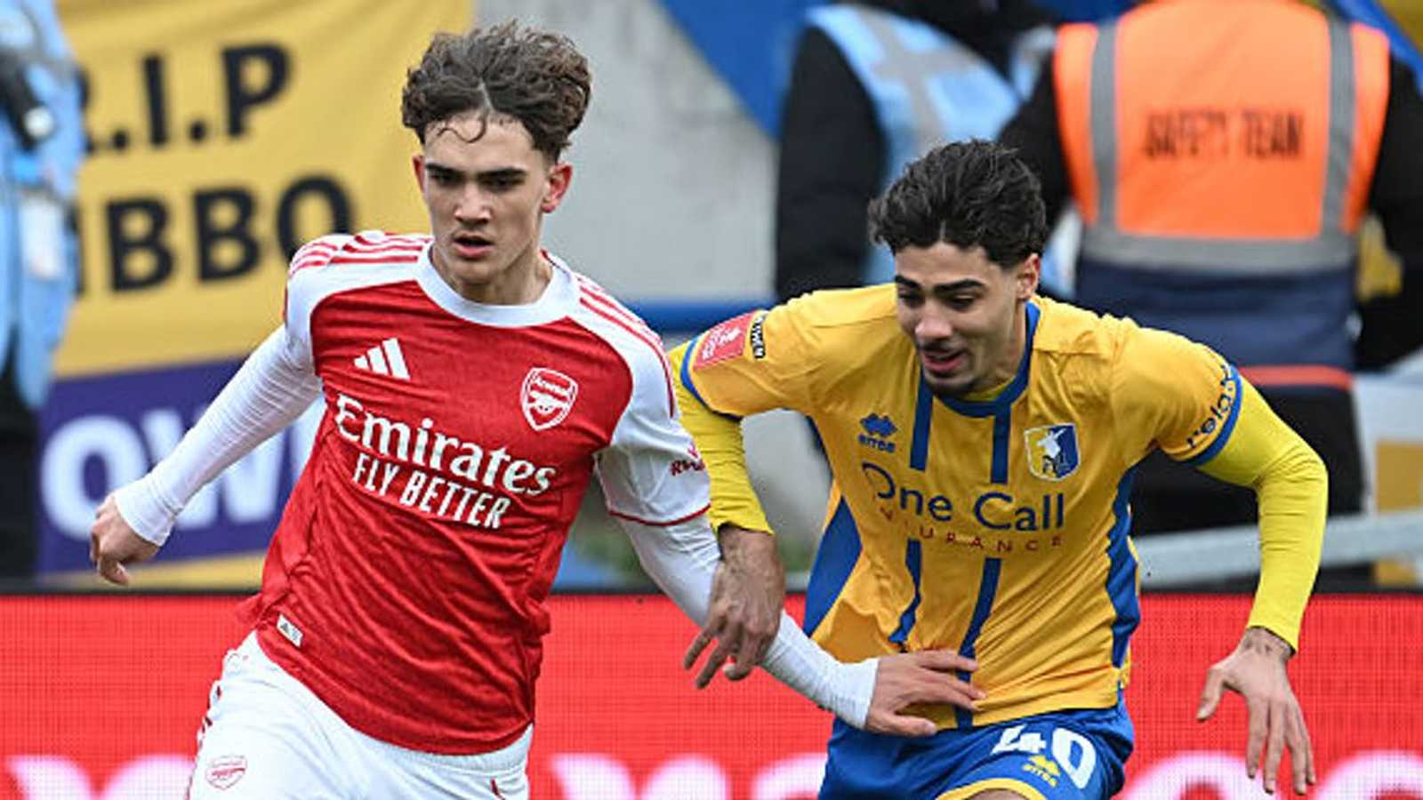 Young football player Max Dowman