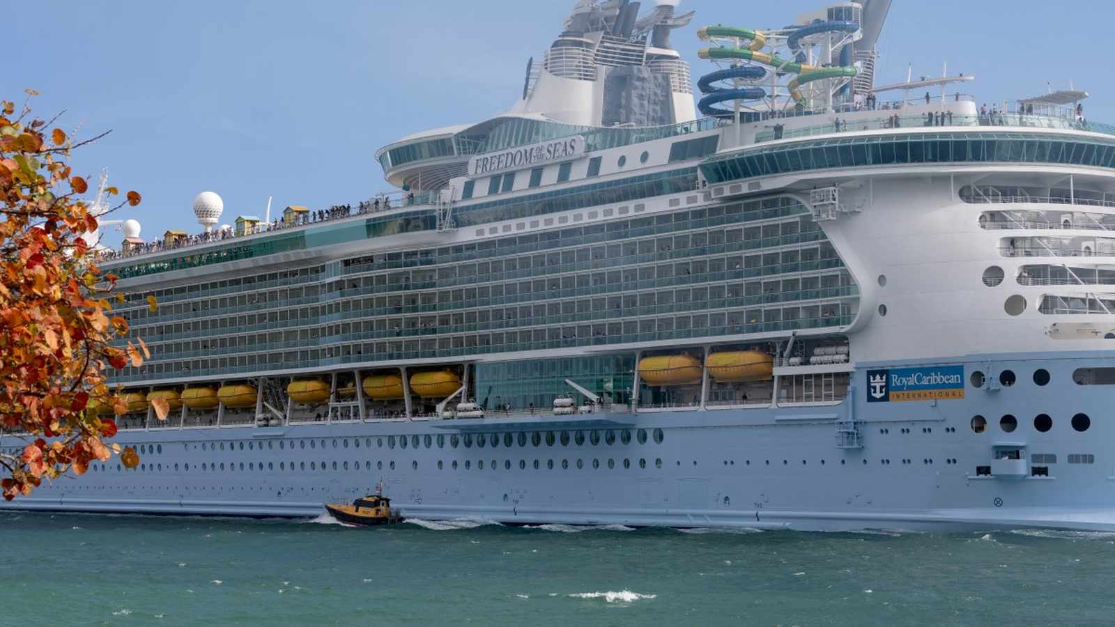 Royal Caribbean cruise ship at sea
