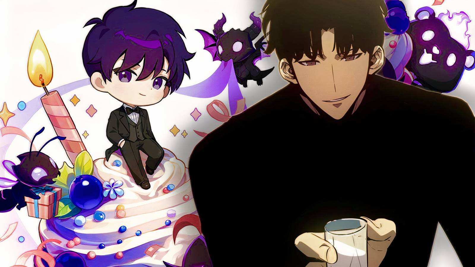 Digital illustration of Sung Jinwoo