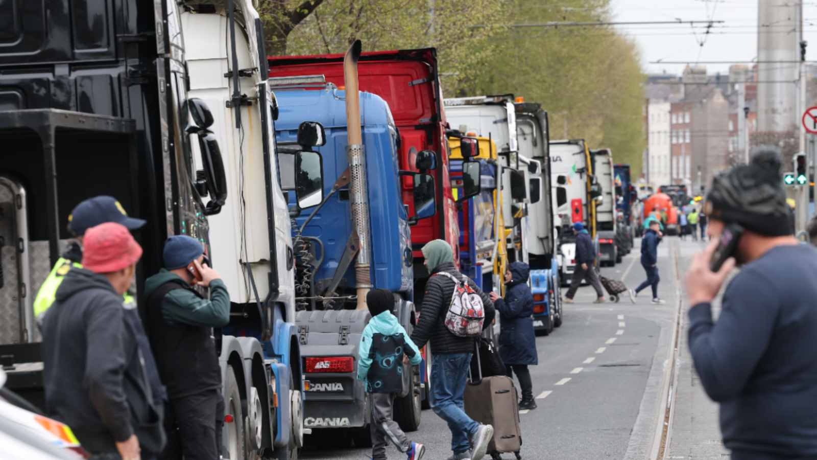 Ireland fuel protest