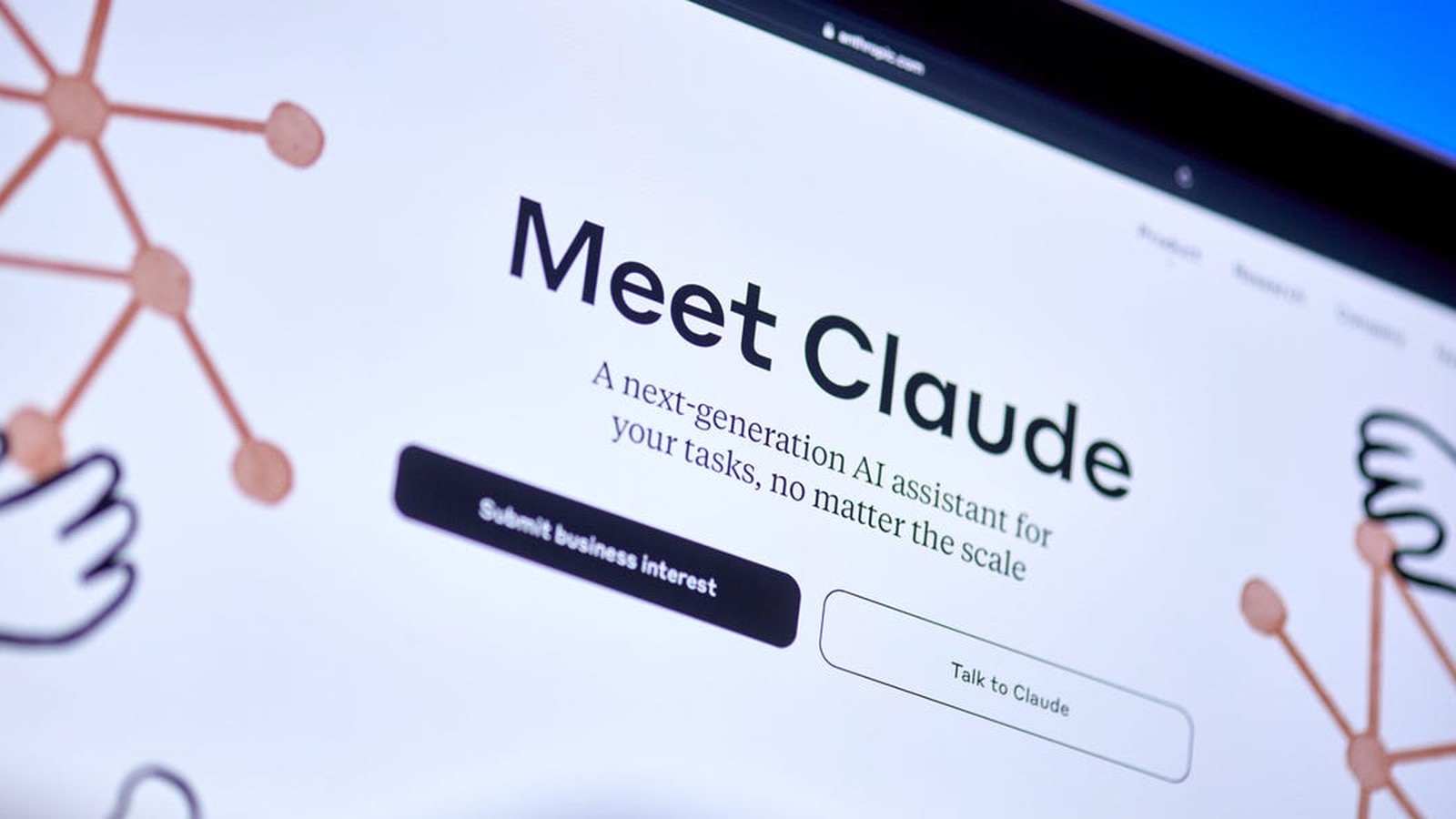 Digital interface displaying connection error