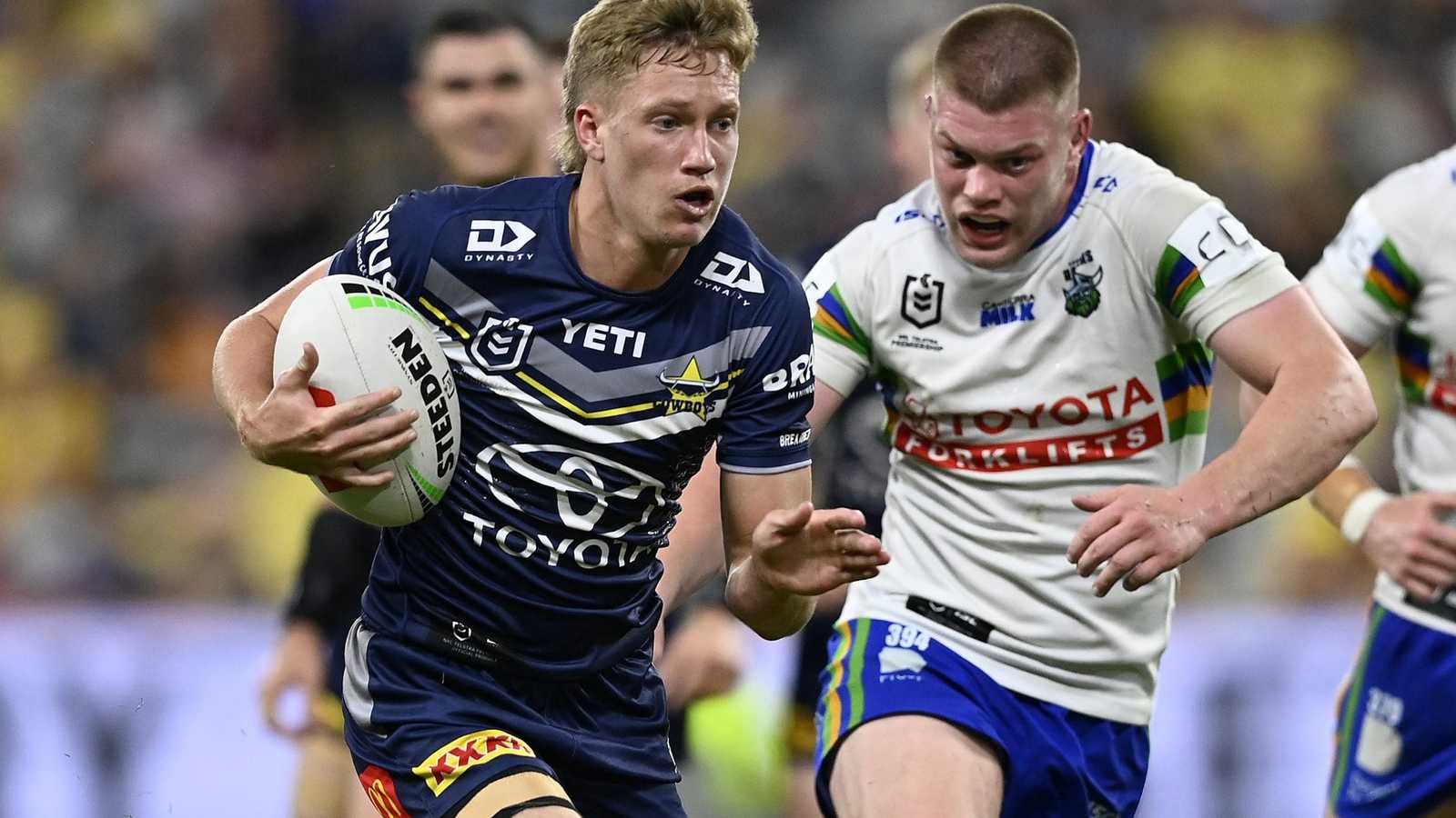 Jaxon Purdue playing rugby