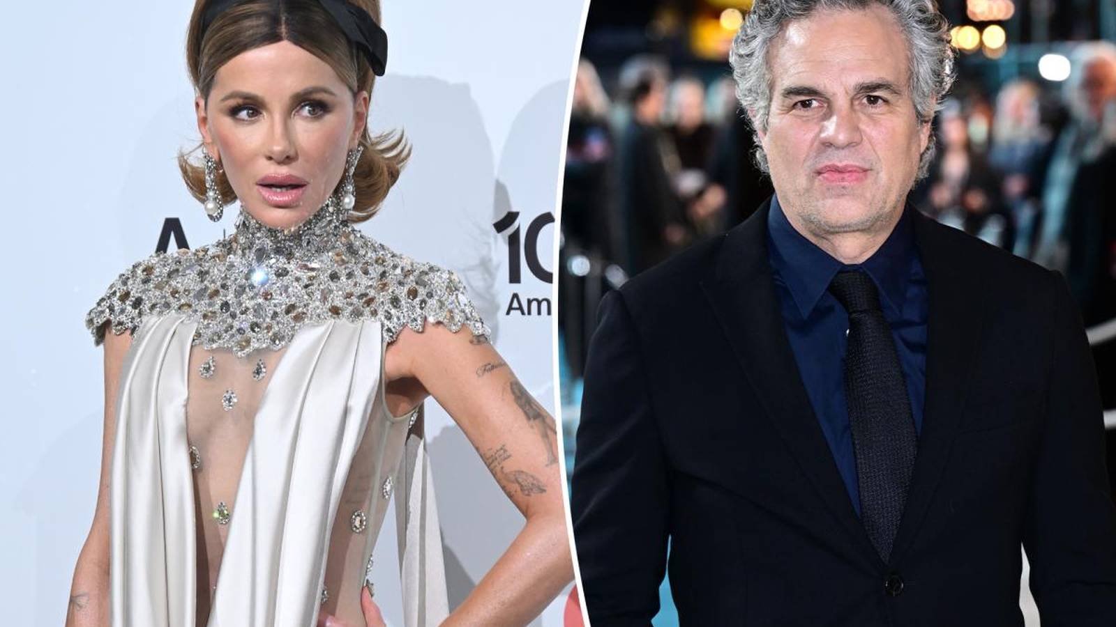 Actors Mark Ruffalo and Kate Beckinsale at Hollywood event