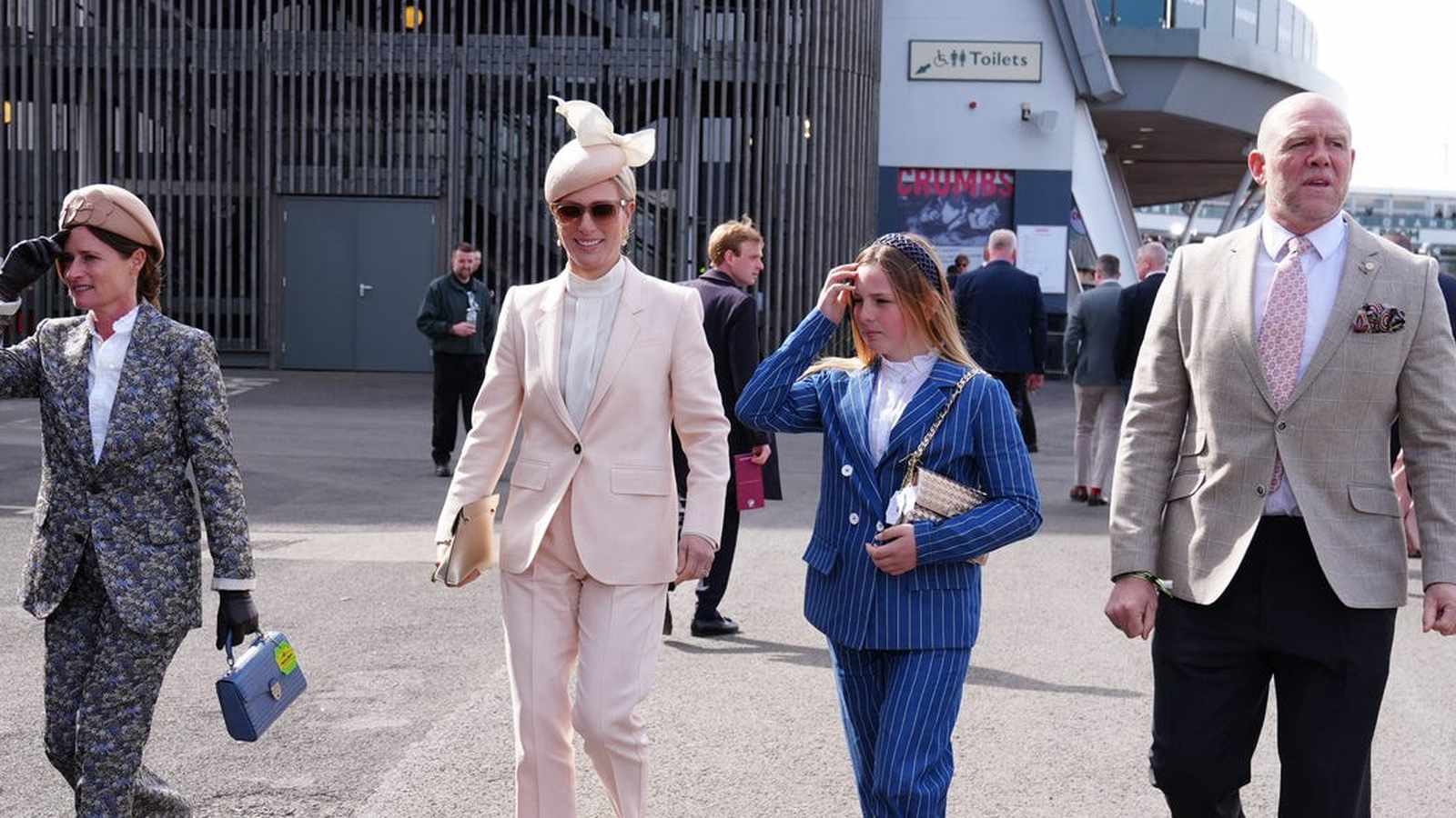 Mia Tindall at Grand National