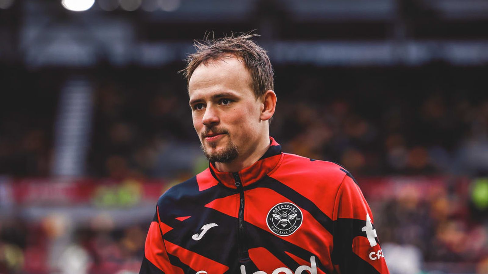 Mikkel Damsgaard on football pitch