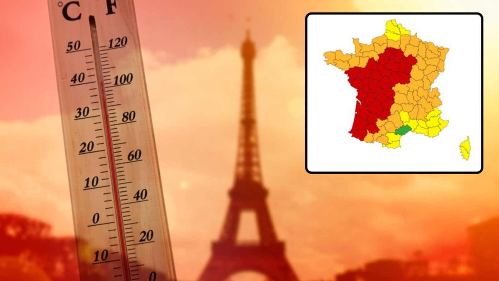 Eiffel France heat