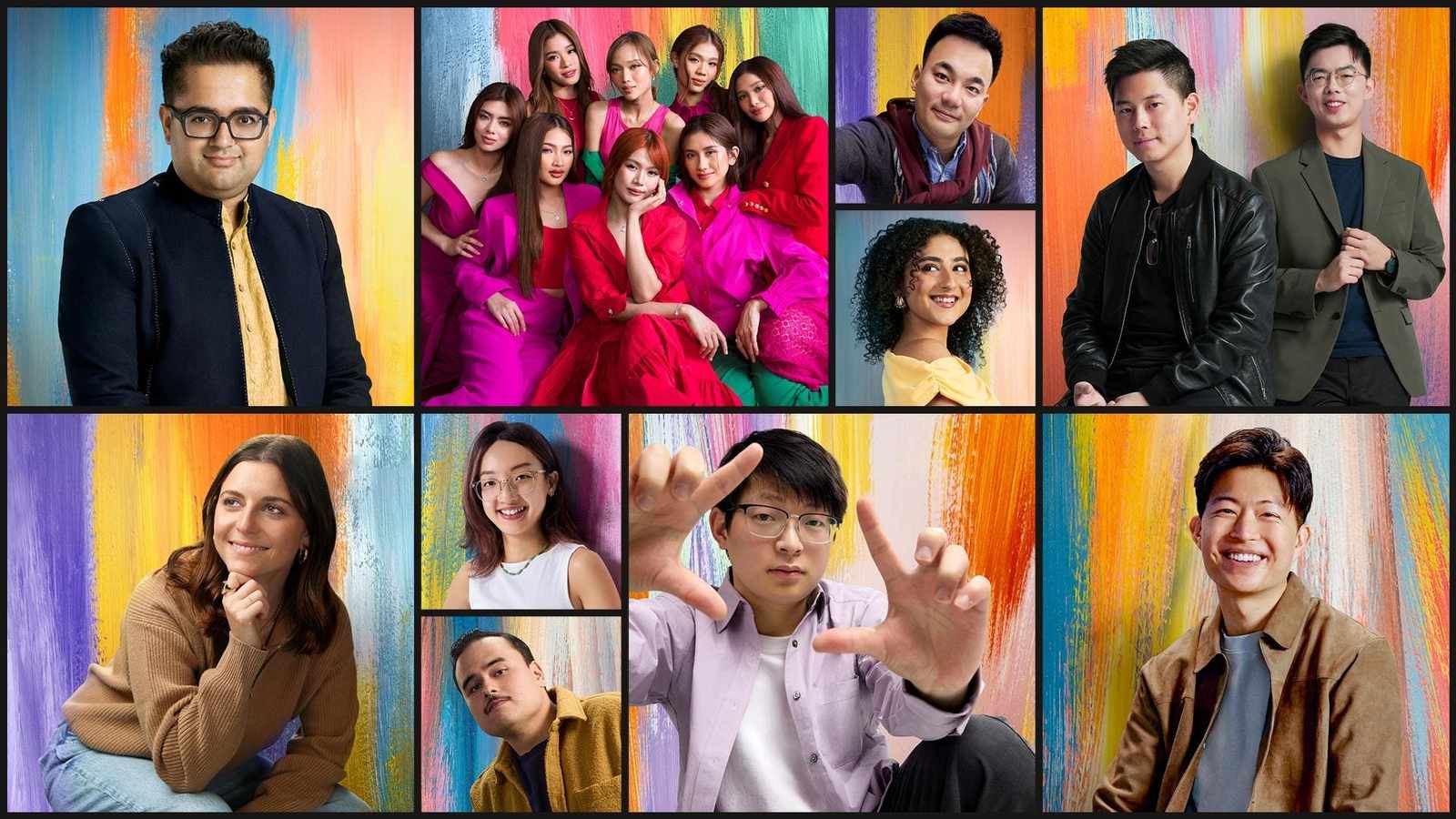 A collage of diverse young entrepreneurs and innovators featured in Forbes 30 Under 30