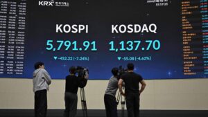 Հարավային Կորեայի Kospi ինդեքսը նվազել է 10%-ով՝ տեխնոլոգիական ոլորտի անկման ֆոնին