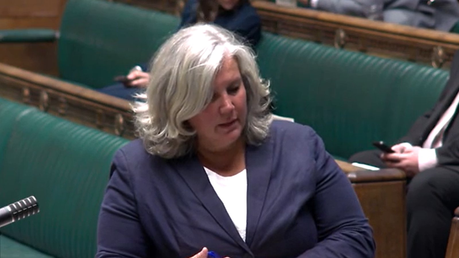 Heidi Alexander speaking in the House of Commons during a transport policy debate