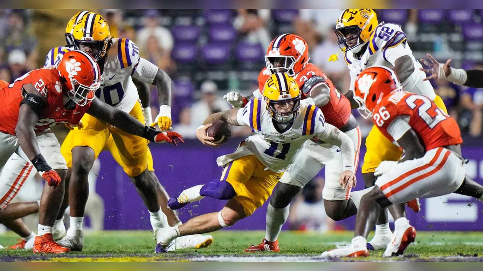 AP-ն Clemson-LSU քոլեջային ֆուտբոլային հանդիպման լուսանկարներ է հրապարակել