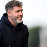 Shamrock Rovers manager Stephen Bradley wearing a black hooded sweatshirt outdoors